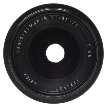 Leica Vario-Elmar-R 35-70mm front element with E60 filter thread and serial number