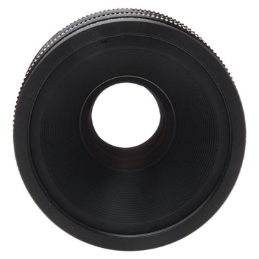 Leica 60mm Macro-Elmarit-R front element view down the barrel