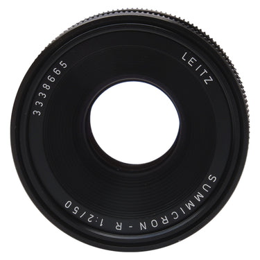 Leica Summicron-R 1:2/50 front element engraved LEITZ with serial 3338665