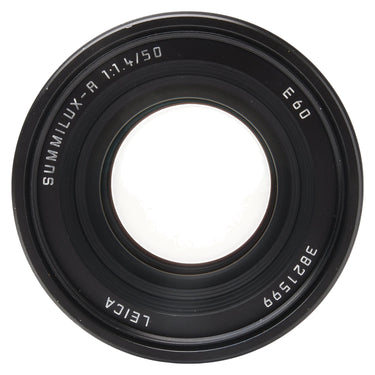 Leica Summilux-R 50mm front element with E60 and serial number engraving