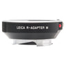 Leica R-Adapter M side view with LEICA R-ADAPTER M engraving and red index