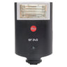 Leica SF 24D flash front view with flash tube and SF 24D logo