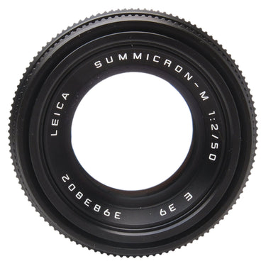 Leica Summicron-M 50mm front element with engraved name and serial 3983802