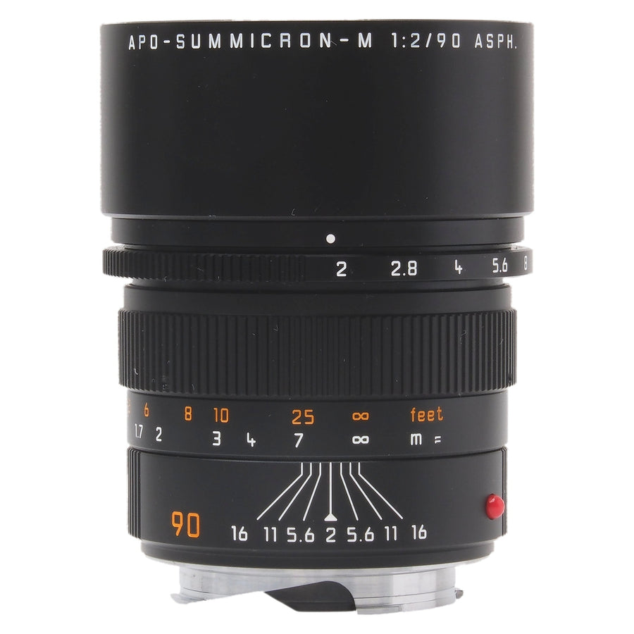 Leica 90mm f2 APO-Summicron-M Asph Black, Boxed 4208048