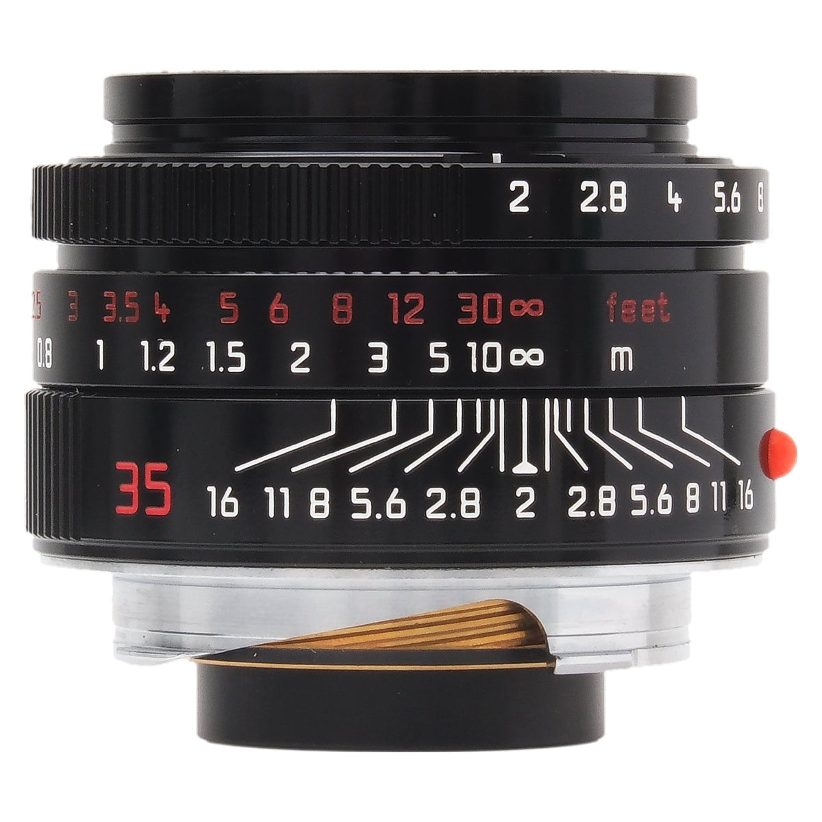 Leica 35mm f2 Summicron-M Asph Black Paint, Boxed 4001025