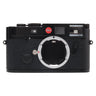 Leica M6 TTL Black Paint Millennium front view with bare M bayonet mount and 0.72 finder