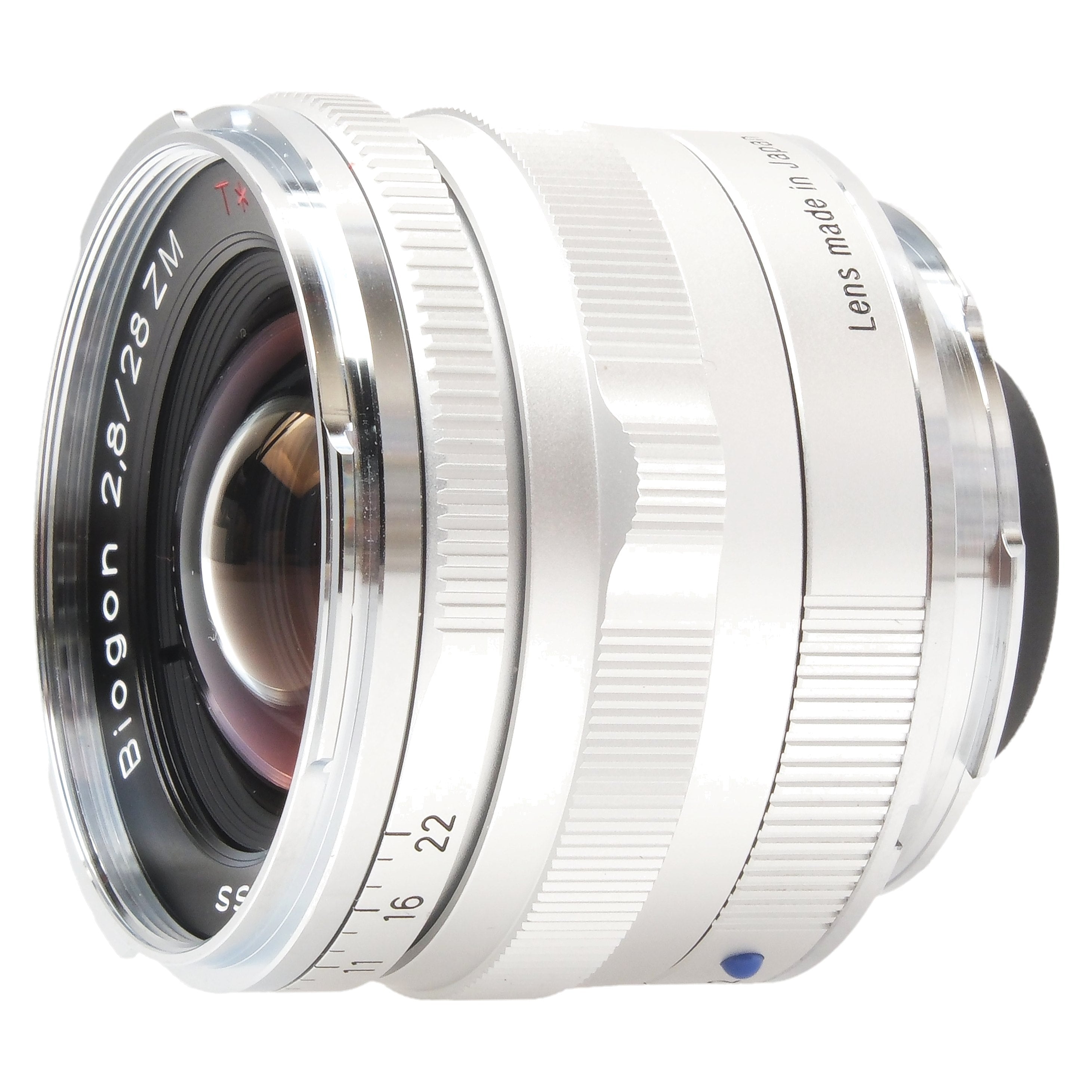 Zeiss 28mm f2.8 Biogon T* ZM Silver, Boxed 15865767 · Camera West