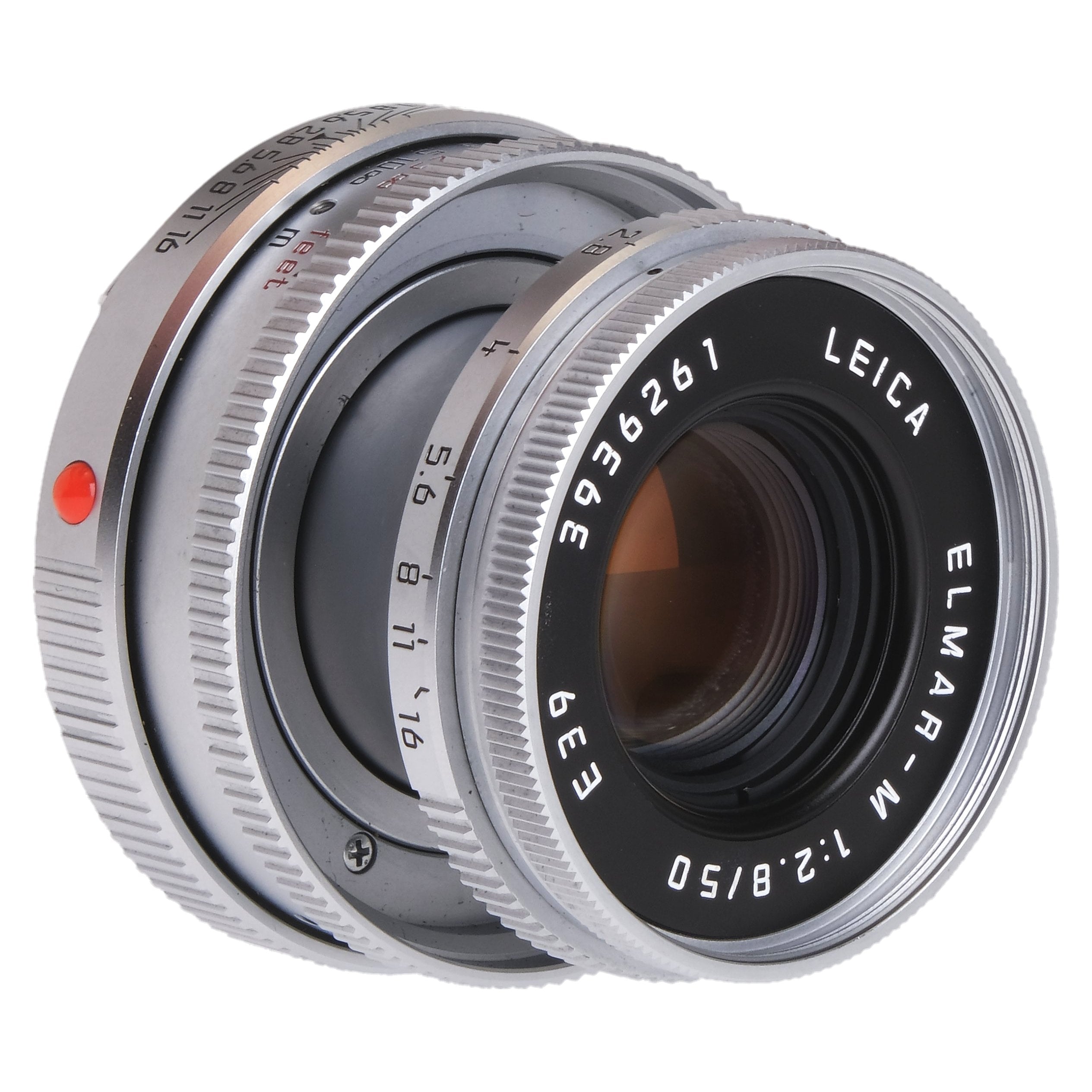 Leica 50mm f2.8 Elmar-M Silver 3936261 · Camera West