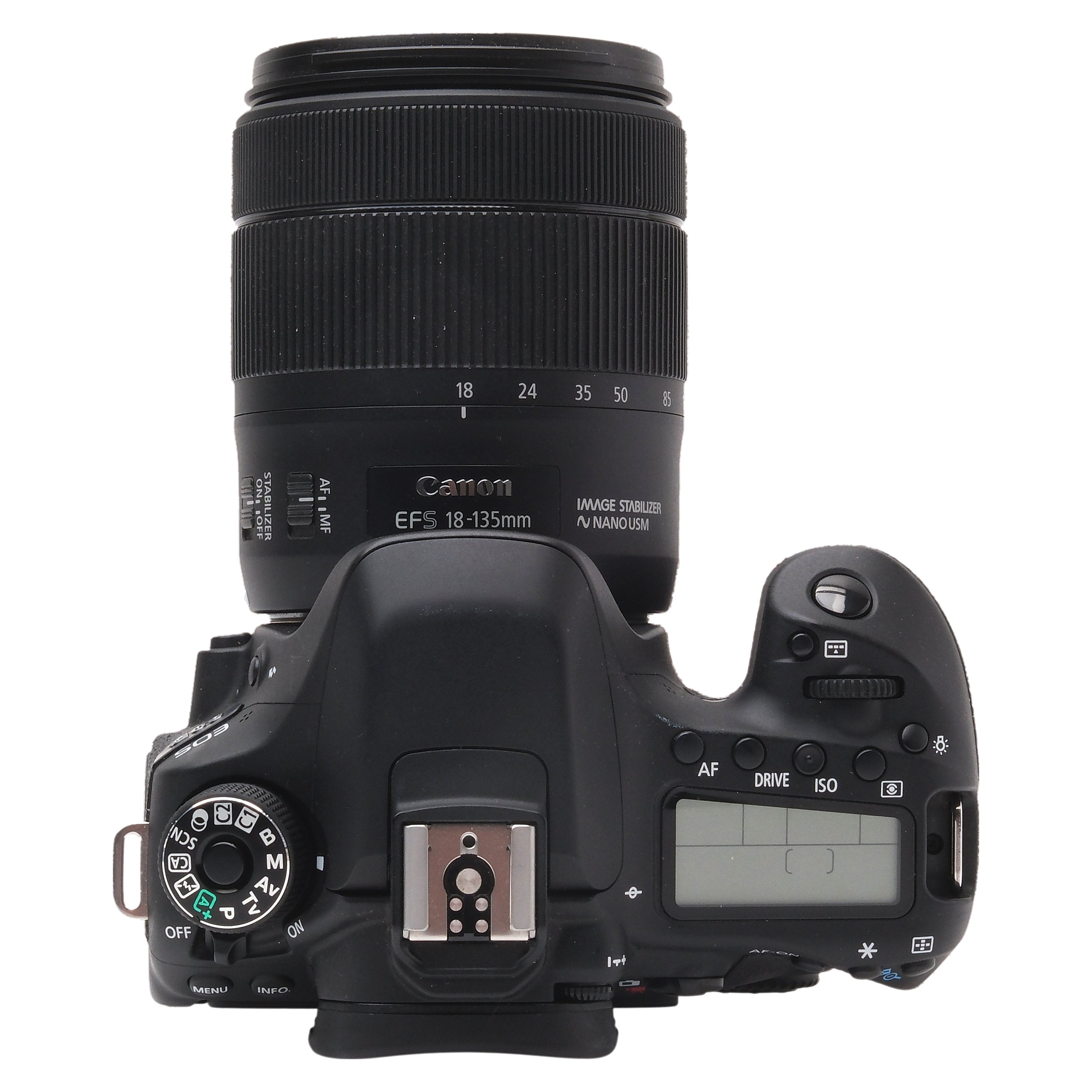 Canon EOS 80D, EF-S 18-135mm f3.5-5.5 IS USM Nano 272024009395