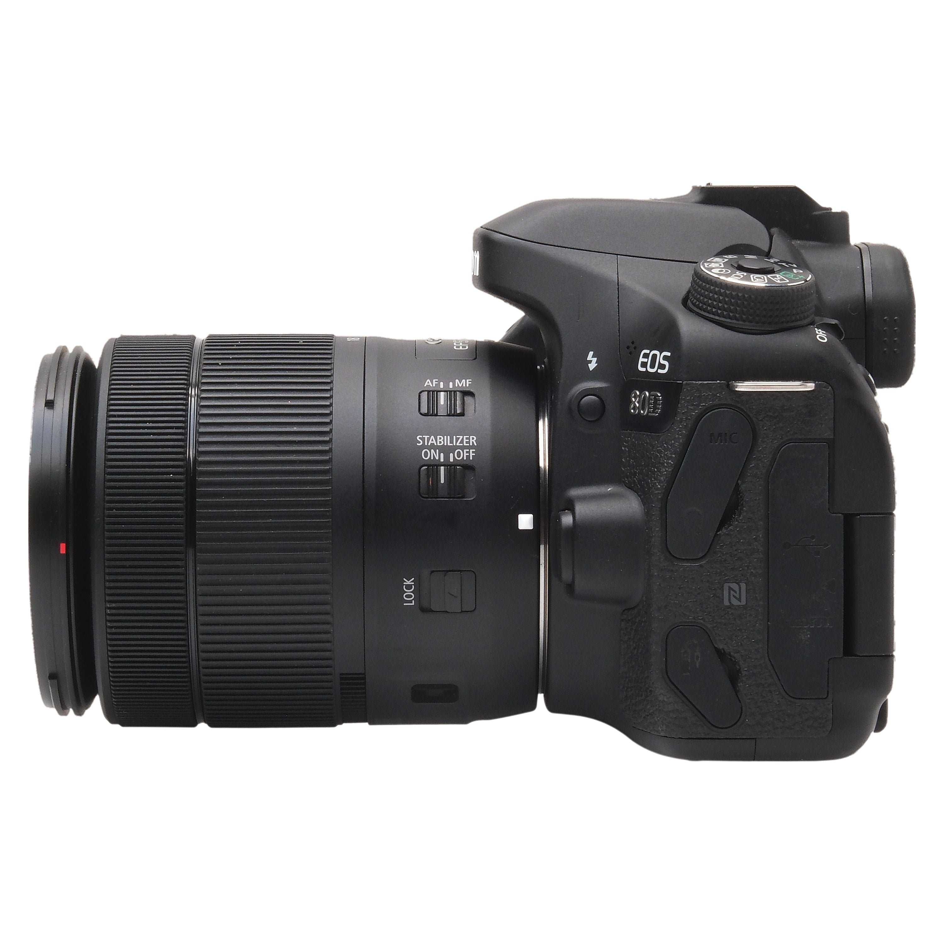 Canon EOS 80D, EF-S 18-135mm f3.5-5.5 IS USM Nano 272024009395