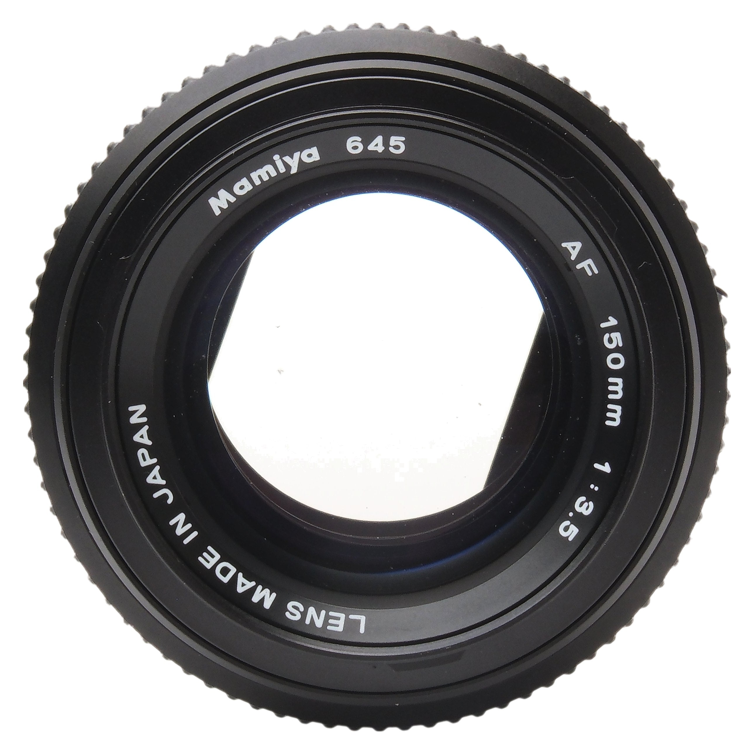 Mamiya 150mm f3.5 AF-D, Hood CJ1205 · Camera West