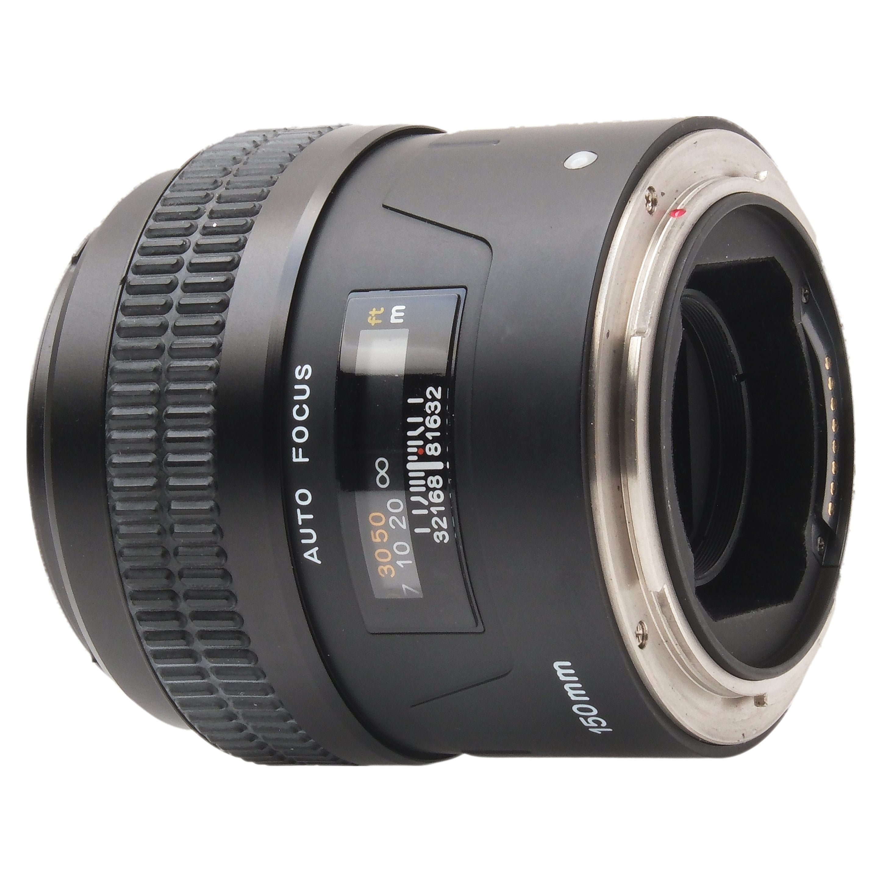 Mamiya 150mm f3.5 AF-D, Hood CJ1205 · Camera West