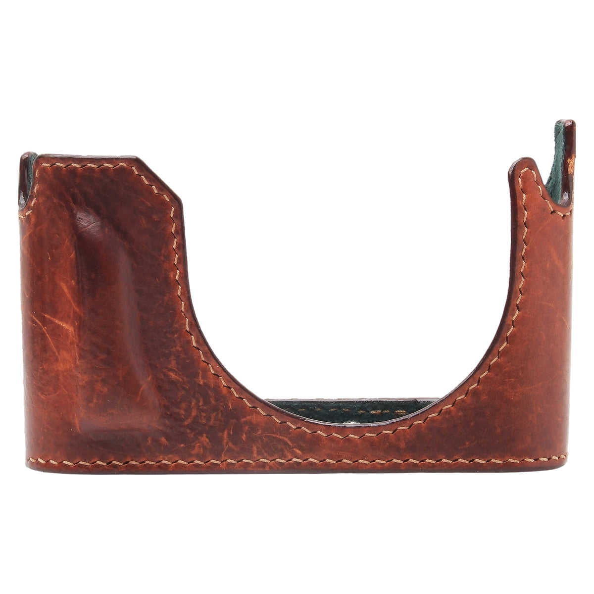 Arte di Mano Q2 Leather Half Case Cognac