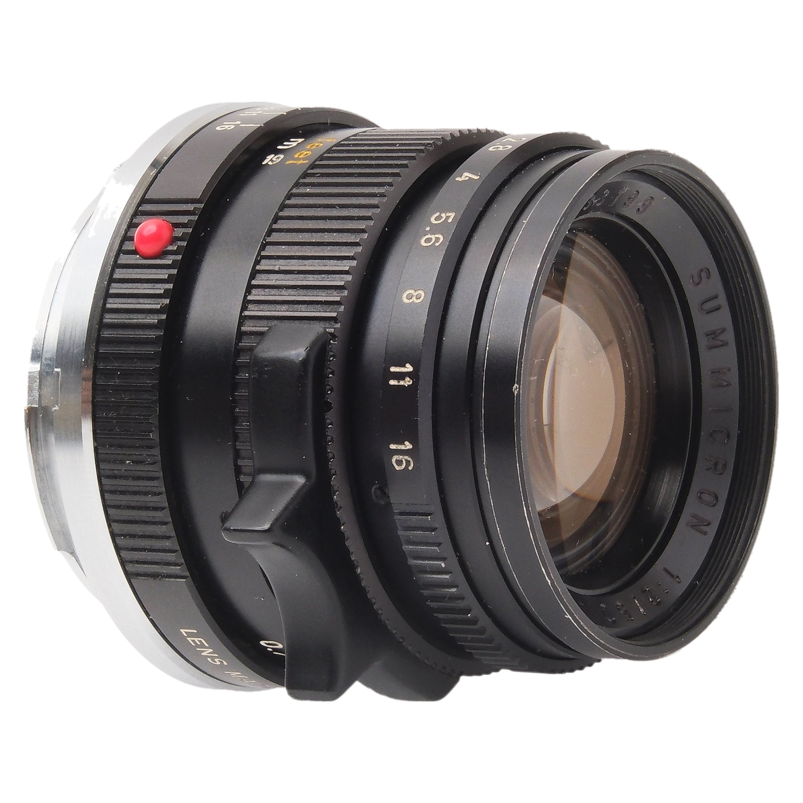 Leica 50mm f2 Summicron V3 Black, Hood 2433199 · Camera West