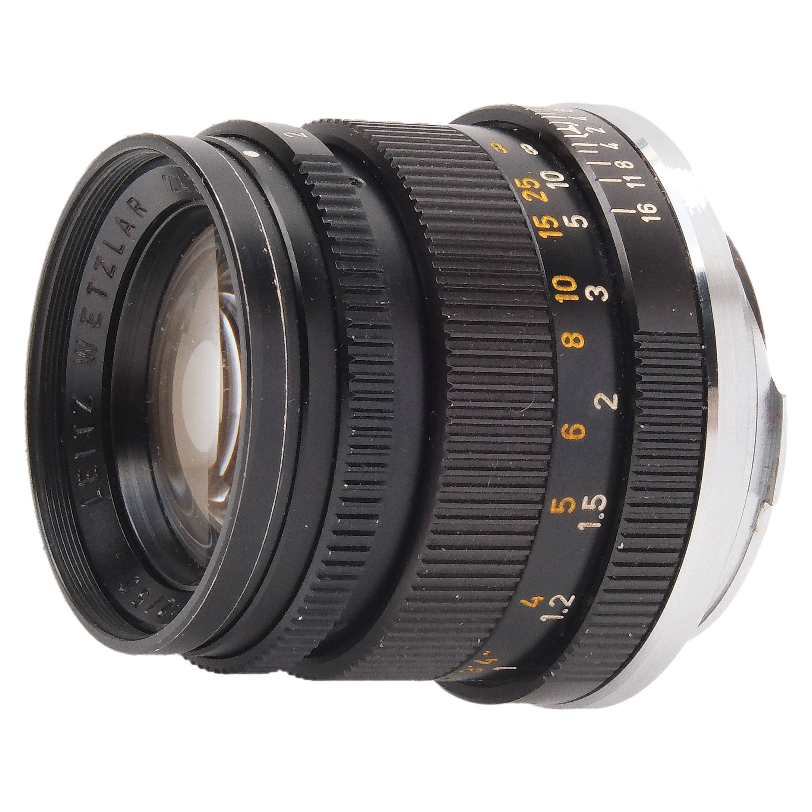 Leica 50mm f2 Summicron V3 Black, Hood 2433199 · Camera West