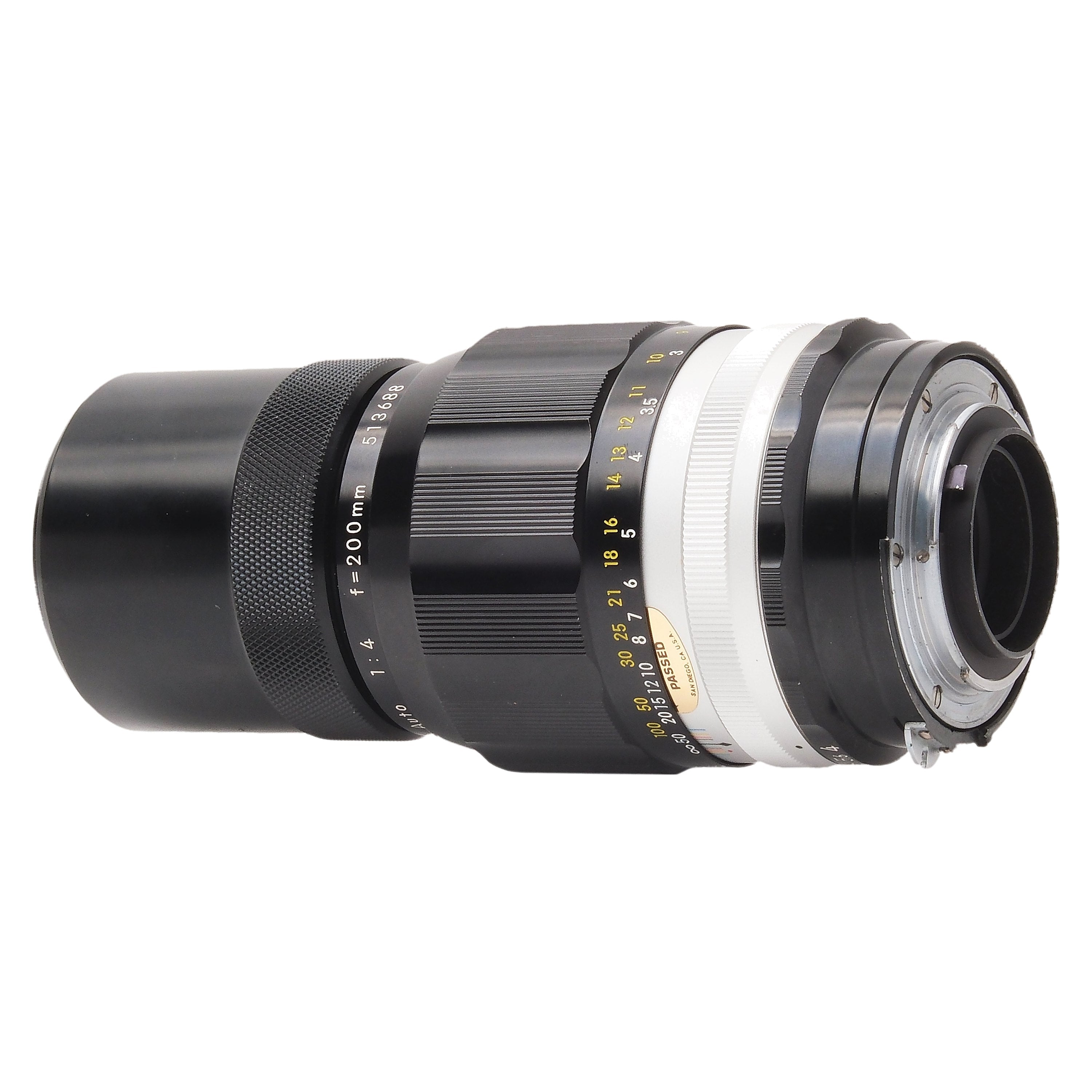 Nikon 200mm f4 AI Converted 513688 · Camera West
