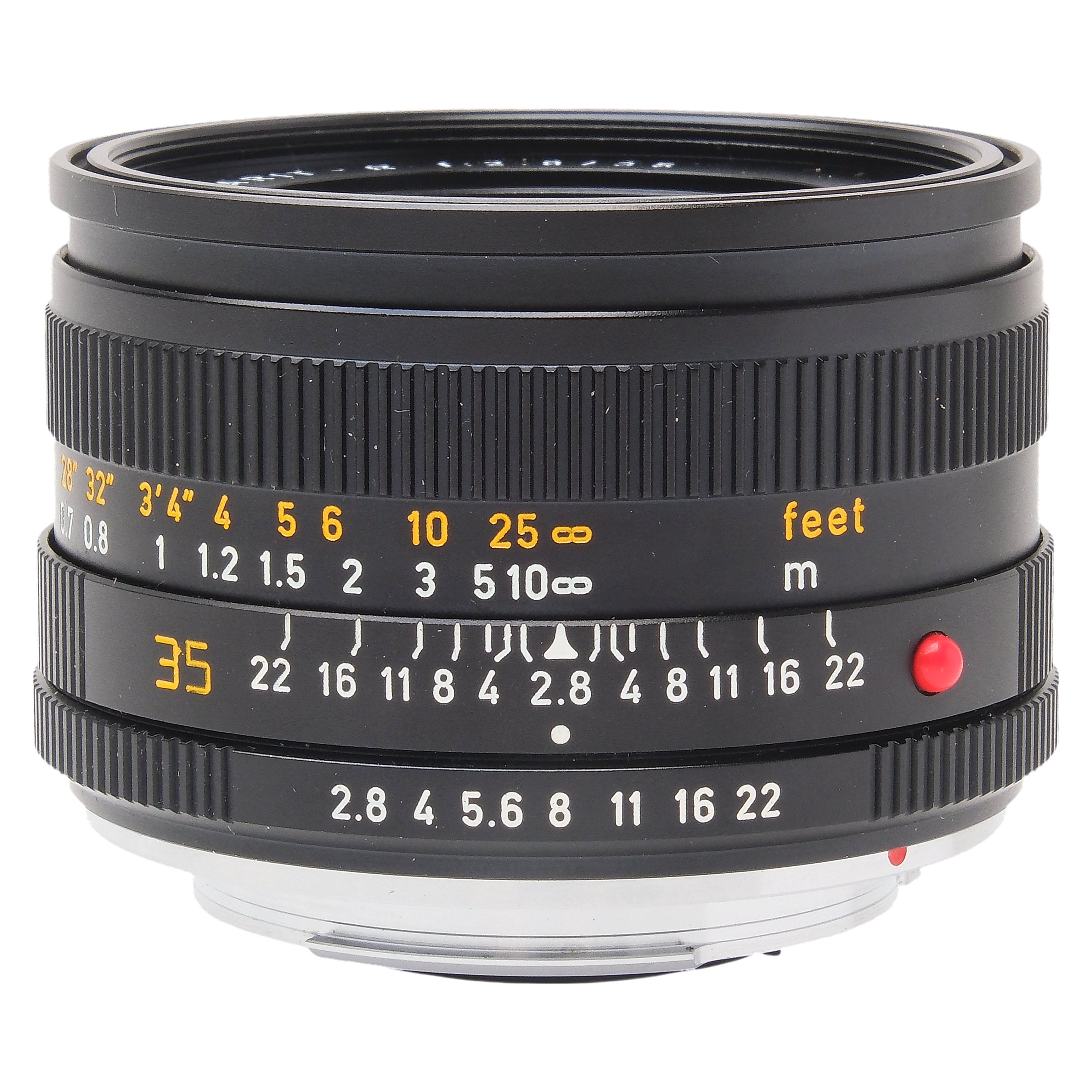 Leica 35mm f2.8 Elmarit-R 3-Cam, Boxed 3332233 · Camera West