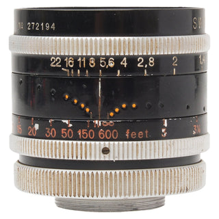 Bolex AR 50mm f1.4 Switar, Hood 272194