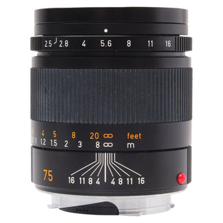 Leica 75mm f2.5 Summarit-M Black, Boxed 4196581