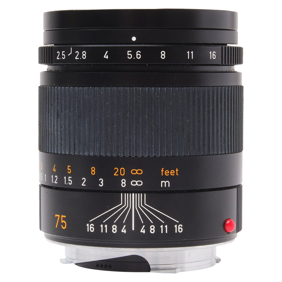 Leica 75mm f2.5 Summarit-M Black, Boxed 4196581