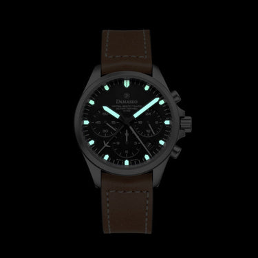 Damasko DC76/2 Chronograph on Black Leather Strap