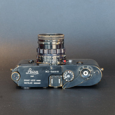 Leica M2 Button Black Paint w/ 50mm Rigid Black Pain
