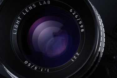 Light Lens Lab 50mm f1.2 Z21 - Matte Black Paint