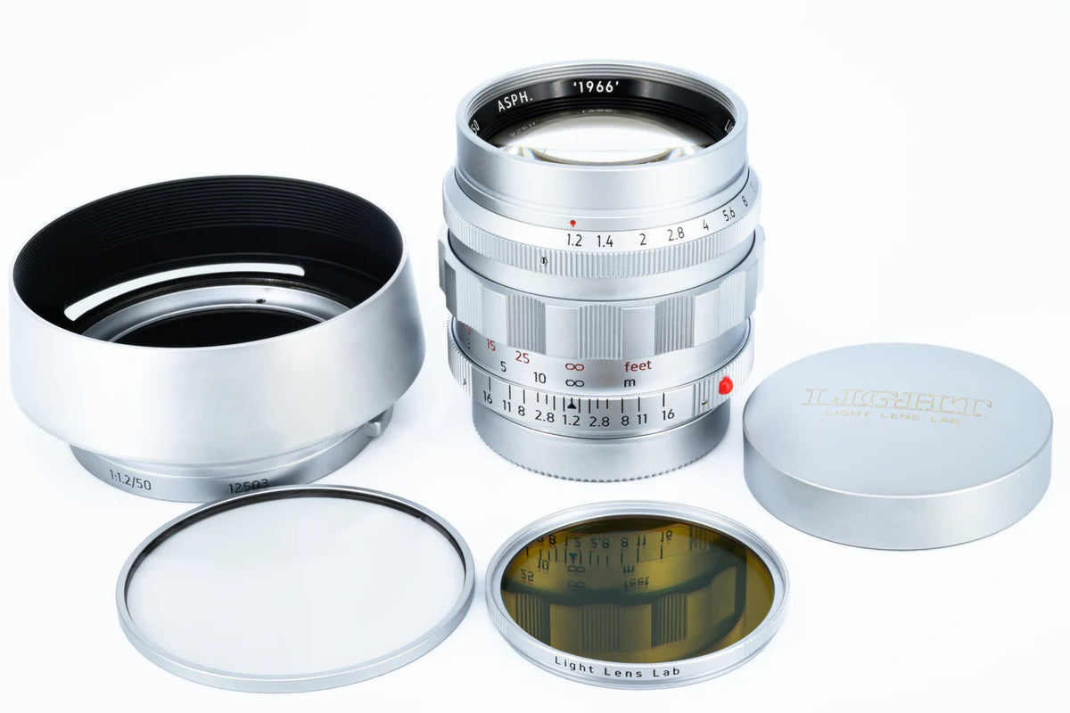 Light Lens Lab 50mm f1.2 "1966" Brass/Chrome