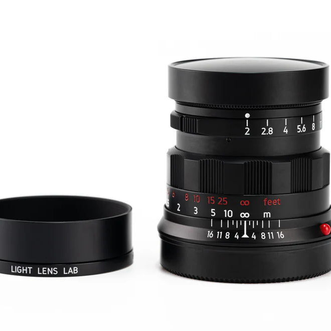 Light Lens Lab 50mm f2 Rigid -  Black Paint
