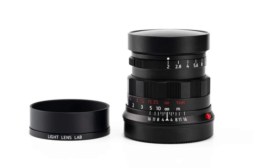 Light Lens Lab 50mm f2 Rigid -  Black Paint