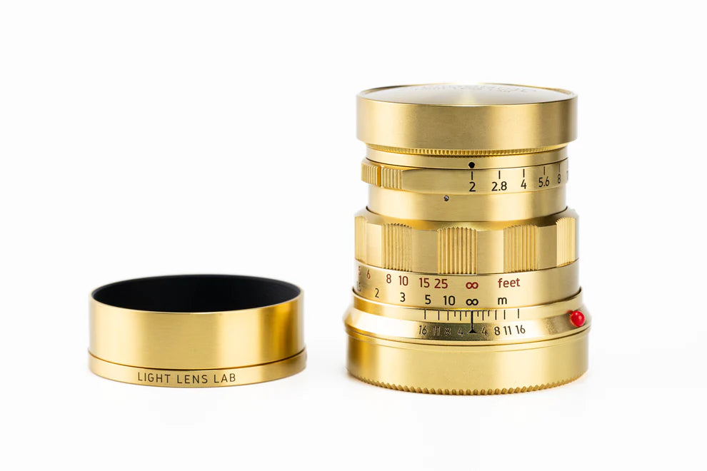 Light Lens Lab 50mm f2 Rigid - Bare Brass