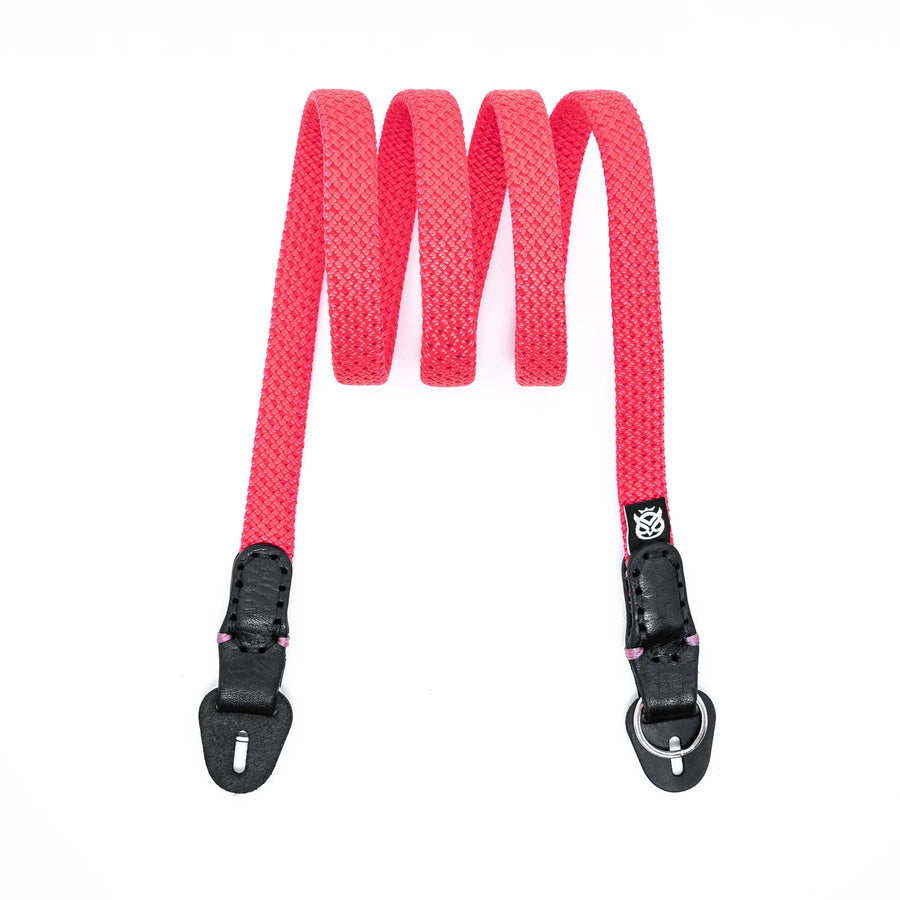 Owlkrown Flat Classic Rope Strap - Pixel Pink 45"