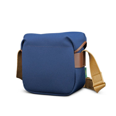 Billingham Hadley Digital Navy Fibrenyte / Chocolate Leather