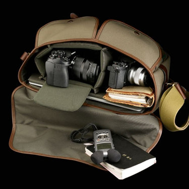 Billingham Hadley One - Khaki Canvas / Tan Leather