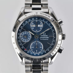 Omega Speedmaster Triple Date Blue Automatic Chronograph Ref 3521.80.00 56010736