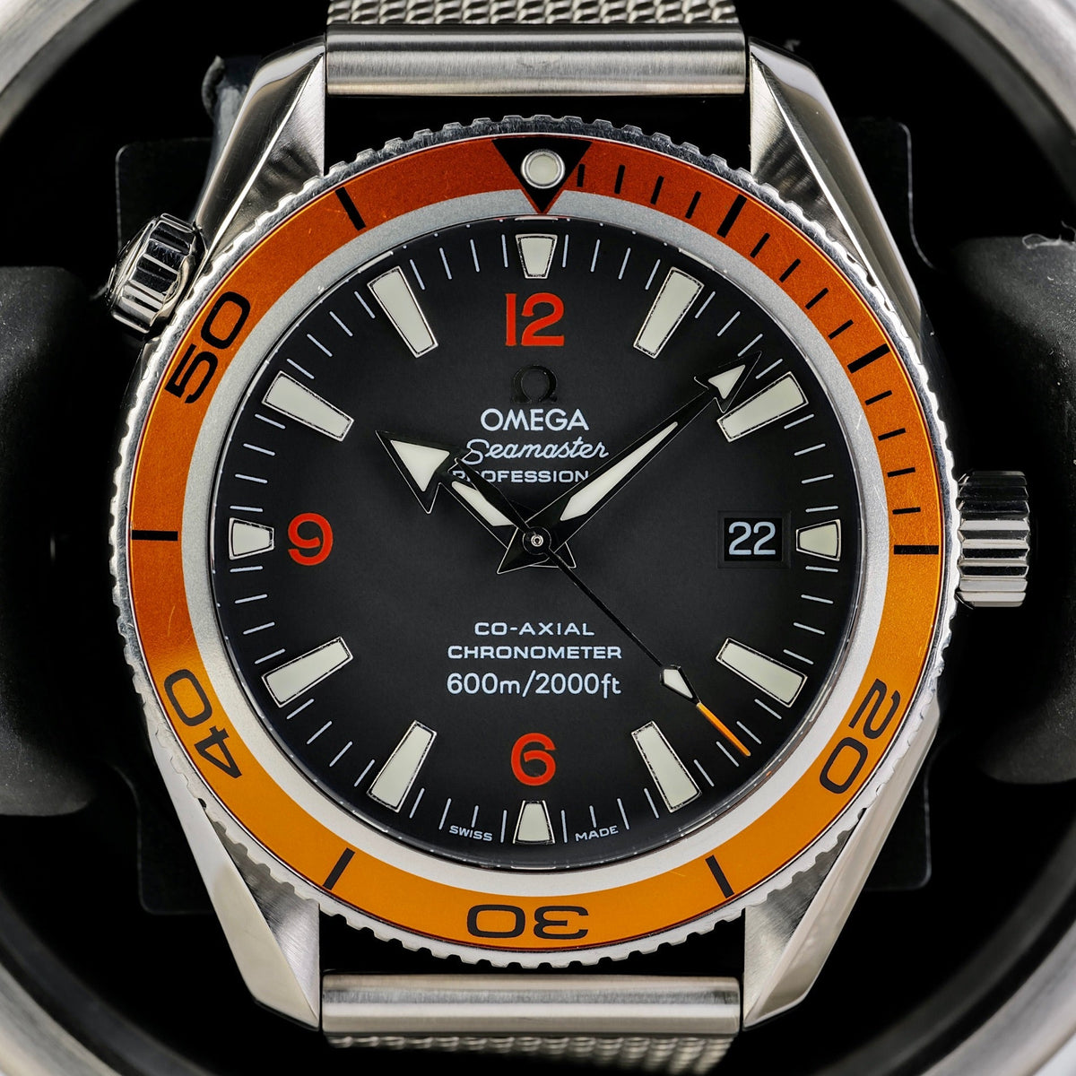 Omega Seamaster Planet Ocean Orange Co Axial 42mm Ref 2209.50  81088440
