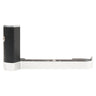 Leica Handgrip M10 in silver, side view showing leather grip and base plate