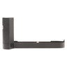 Leica Handgrip M10 in black, side view showing textured leather grip and metal base plate
