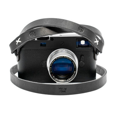 Owlkrown Raw Vintage Leather Strap - Monochrom 45"