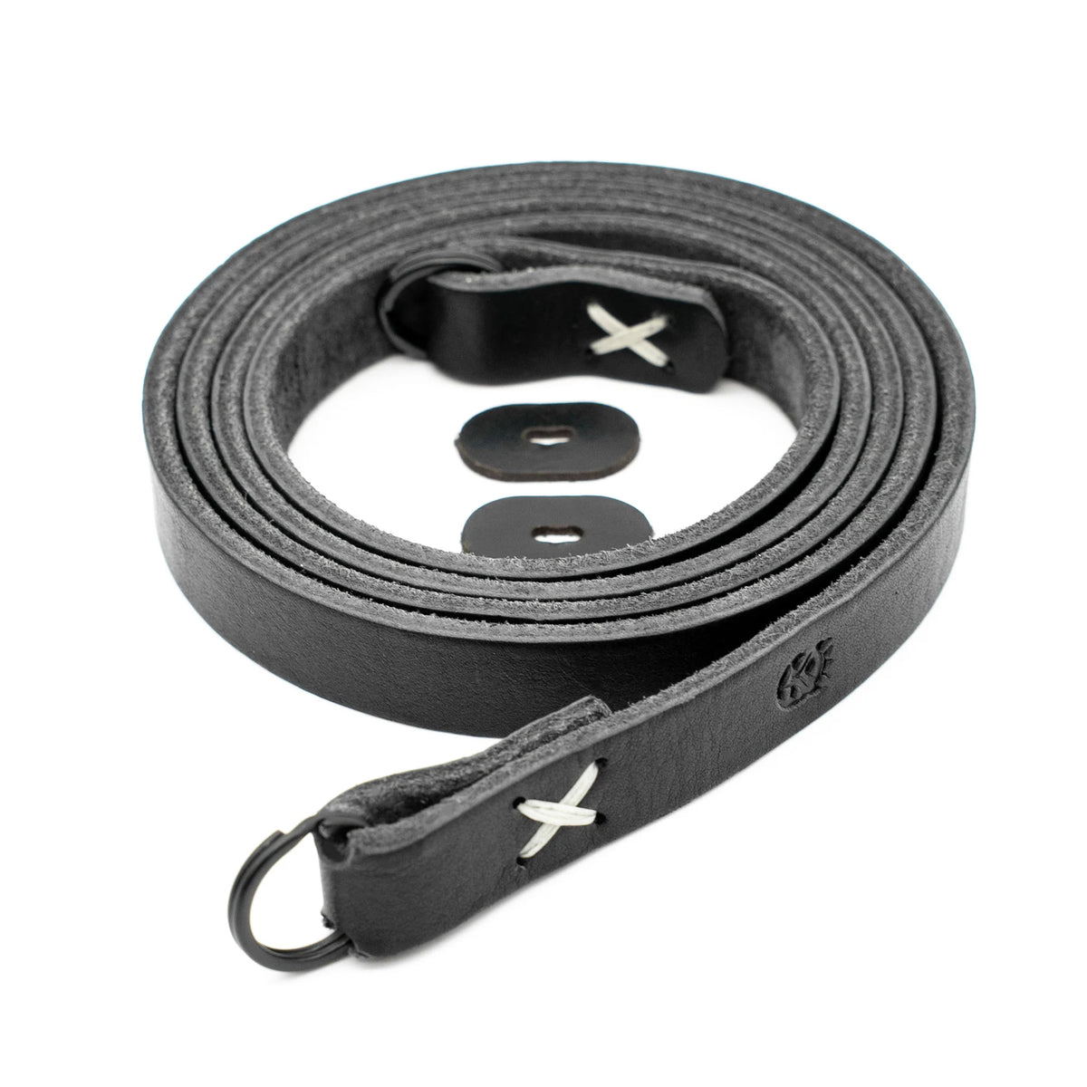 Owlkrown Raw Vintage Leather Strap - Monochrom 45"
