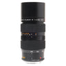 Leica 80-200mm f4 Vario-Elmar-R front view with built-in hood extended