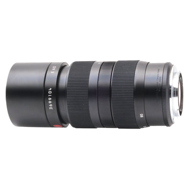 Leica 80-200mm f4 Vario-Elmar-R side view showing serial and bare rear mount