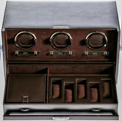 Wolf Blake Triple Winder w/ Storage and Travel Case Ref 460806  (9+)