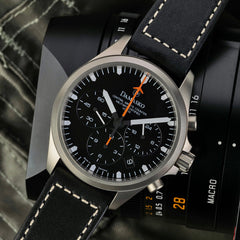 Damasko DC76/2 Chronograph on Black Leather Strap