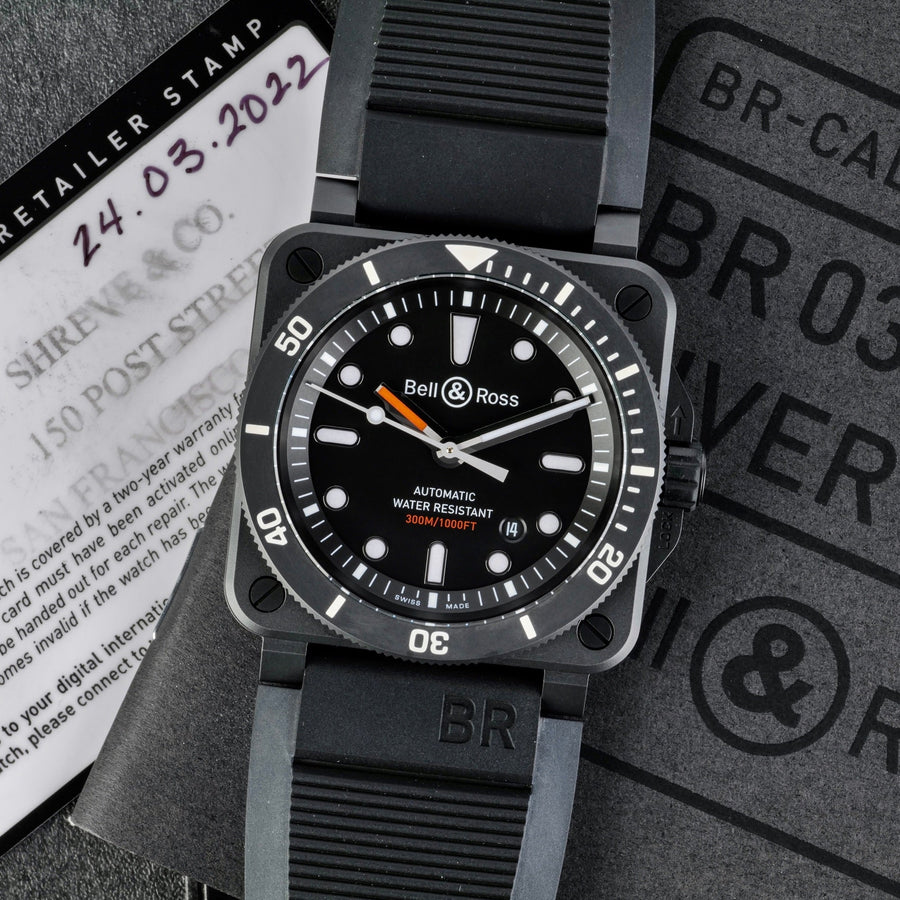 Bell & Ross BR03-92 Diver, Boxed 5SQ-WLA-T8E