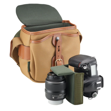 Billingham Hadley Digital Camera Bag - Khaki Canvas / Tan Leather