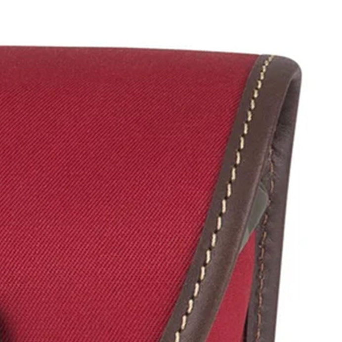 Billingham Avea 5  Burgundy Canvas / Chocolate Leather
