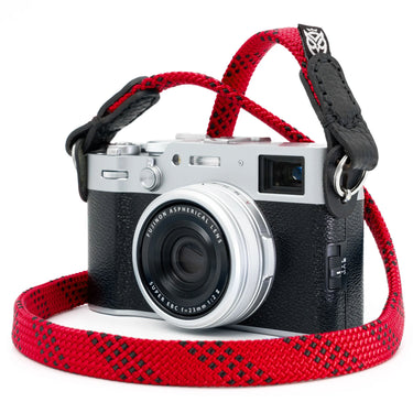 Owlkrown Flat Classic Rope Strap - Red 45"