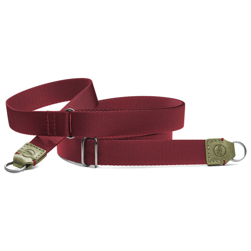 Leica Carrying Strap - Olive - Burgundy