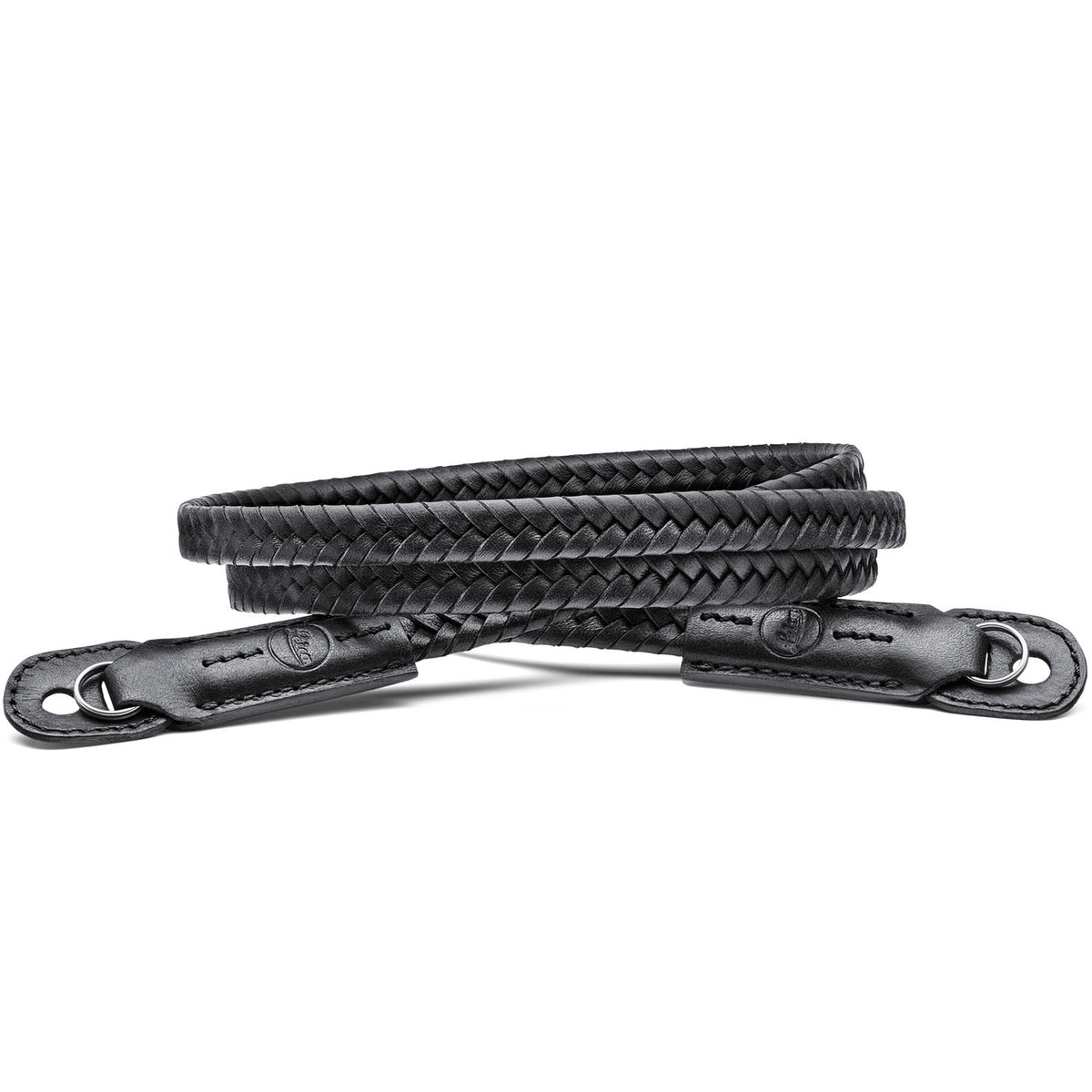Leica Braided Leather Carrying Strap - Black